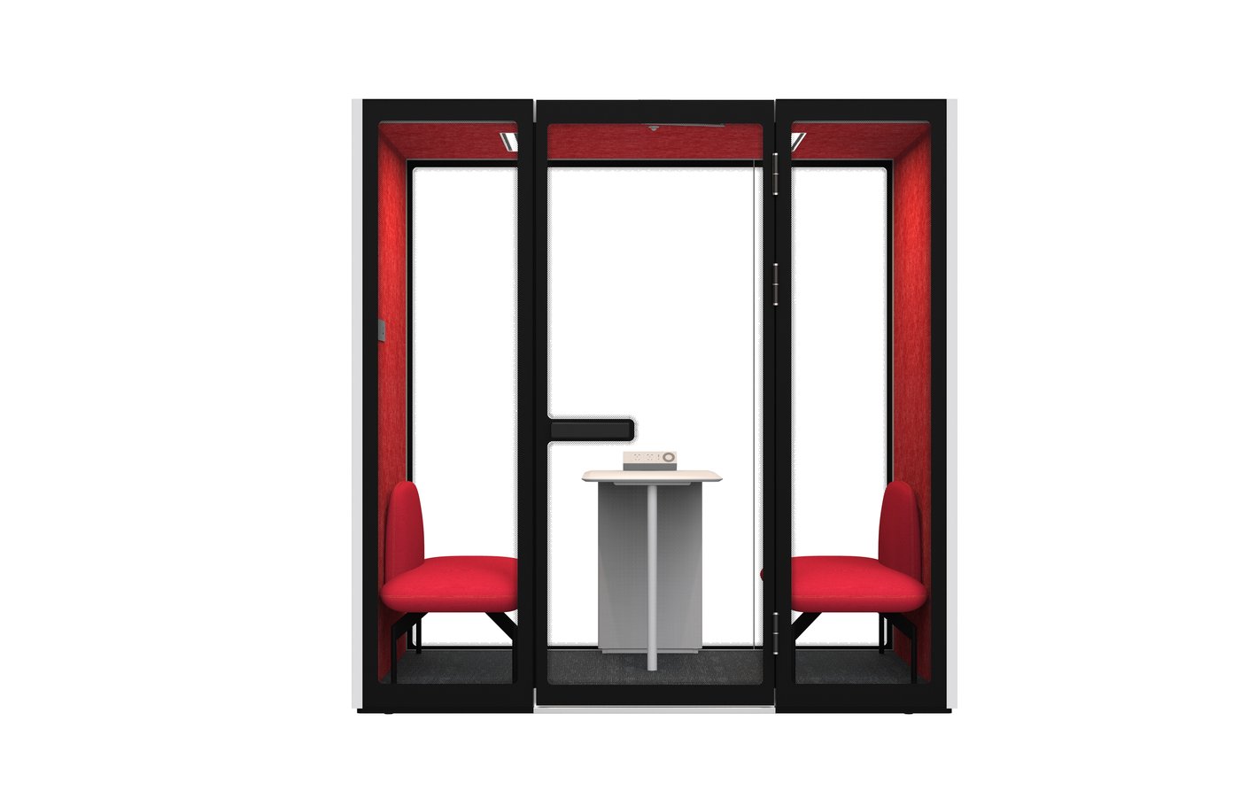 Comine Booth L1-B · 4-Person Meeting Pod