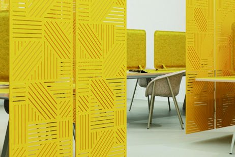 TPF — CNC Space Dividers PET acoustic panel